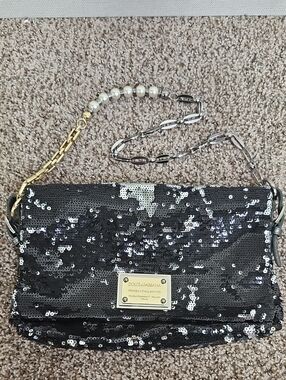 DOLCE & GABBANA MISS CHARELS SEQUIN SHOULDER BAG BFPM-07-057